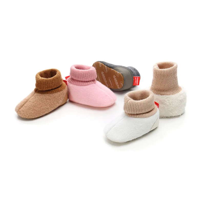 WONBO/детские первые ходунки; детская обувь с мягкой подошвой; нескользящая обувь для малышей; однотонные первые ходунки для малышей