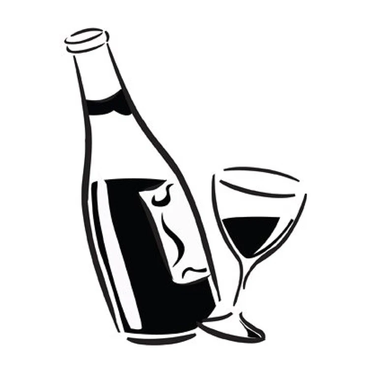 Kitchen Wine Shaped Wall Sticker Bar Pub Home Wine Wall Art Decor Drink