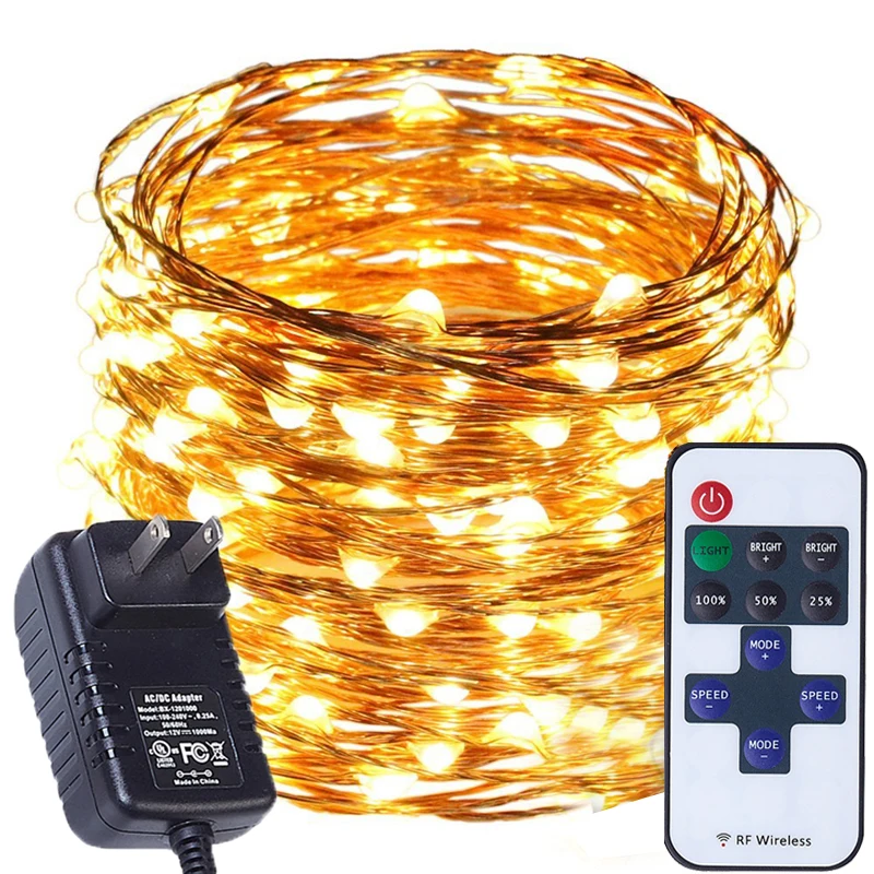 20M/66Ft 200 LEDs Remote Dimmable Led String Fairy Lights Outdoor Waterproof for Garden Wedding Halloween Christmas Decorations 20M/66Ft 200 LEDs Remote Dimmable Led String Fairy Lights Outdoor Waterproof for Garden Wedding Halloween Christmas Decorations
