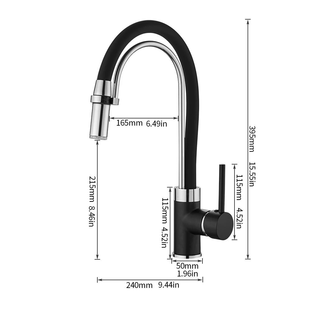 LED Faucet For Water in The Kitchen Torneira De