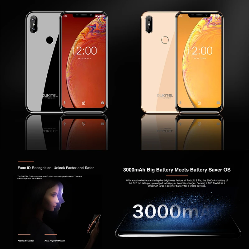 Цена OUKITEL C13 Pro 5G 2,4G WIFI 6,18