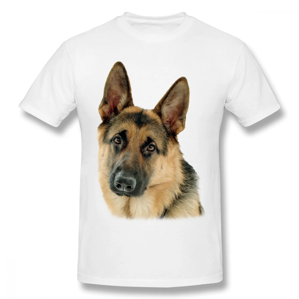 3D футболка с надписью I Love German Shepherd Face для мужчин плюс размер цифровая печать
