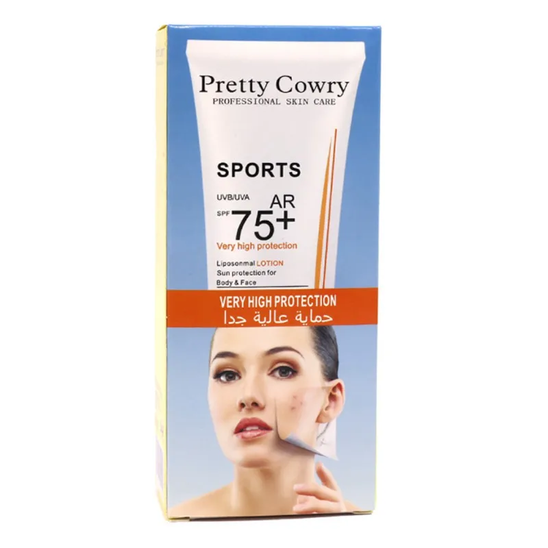 

Sun Protection Sunscreen Protetor SPF 75+ Whitening Uv Radiation Solar Sunscreen Cream Sunblock Lotion Sun Screen