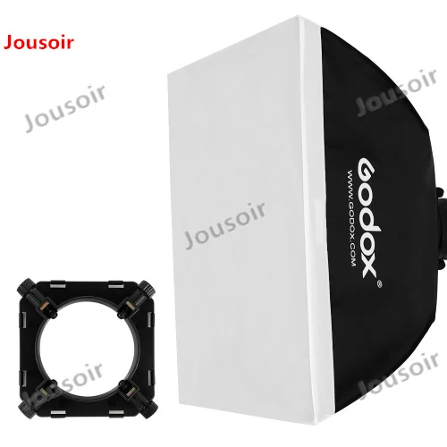 Софтбокс Godox 2" x 24" 60x60 см для фотостудии, софтбокс с универсальным креплением для студийной вспышки, стробоскоп CD50