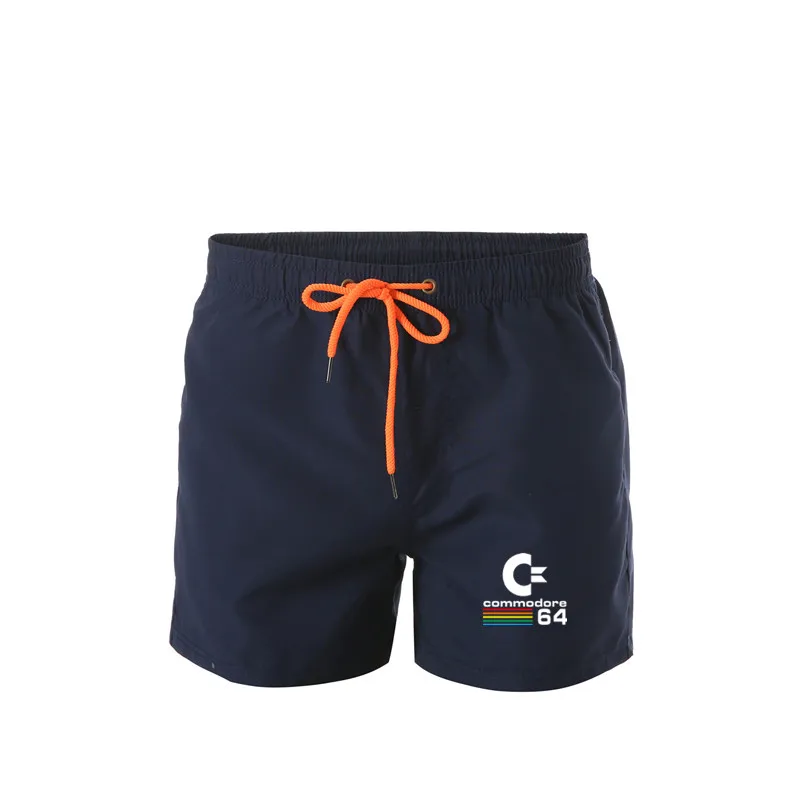 

2018 Commodore 64men's shortsC64 SID Amiga Retro 8-little Ultra design Men Summer Swimwear Beachwear Surf Shorts