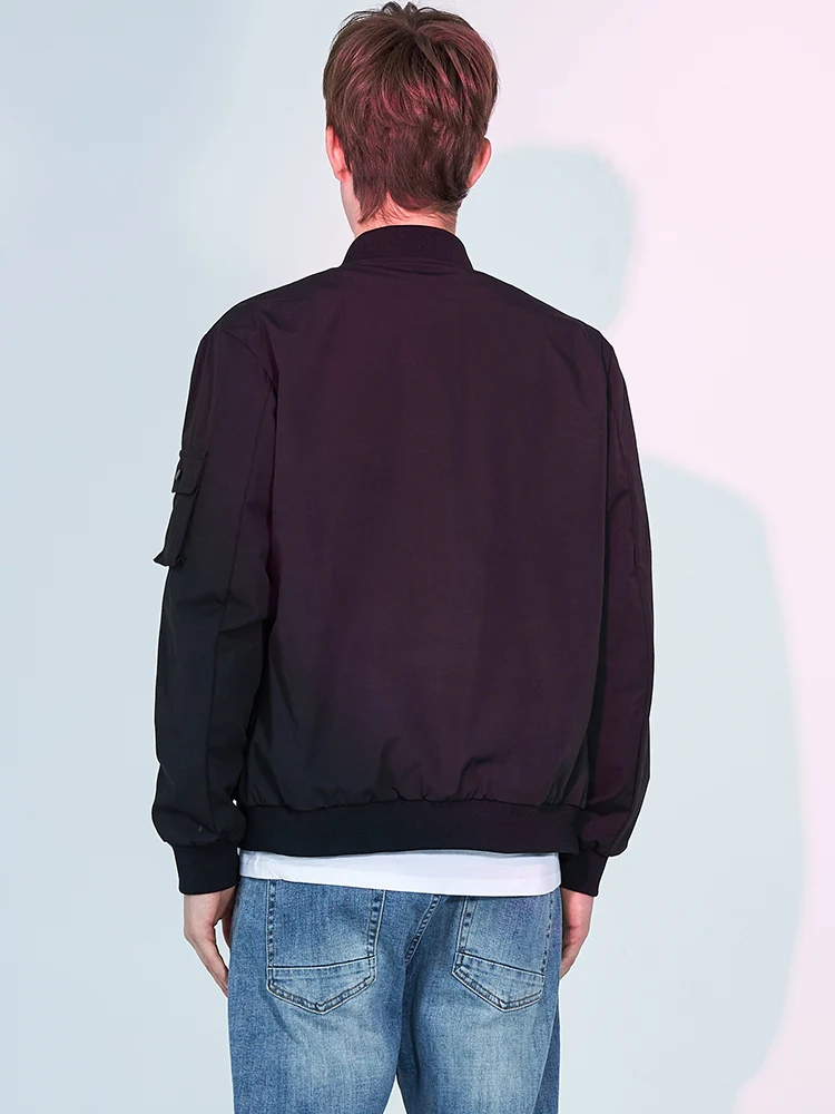 Pioneer Camp Spring Autumn Men's Jacket Solid Fashion Slim Bomber Jackets Men Overcoat Baseball Streetwear Jacket AJK908075