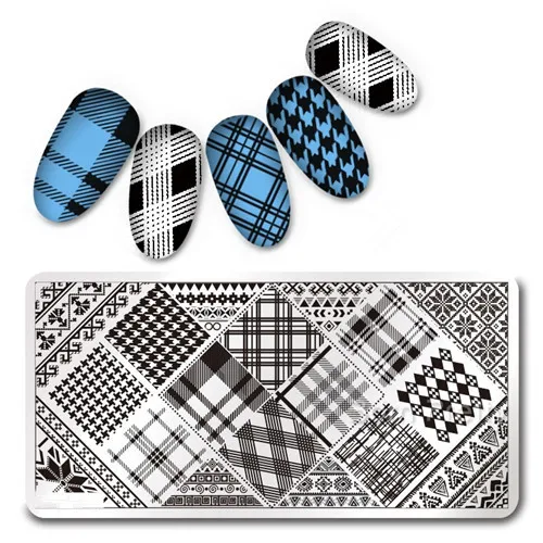 30341 BORN PRETTY Nail Art шаблонные штампы пластина Весенняя серия цветок Прямоугольник маникюрная пластина с изображениями для нейл-арта - Цвет: 30341