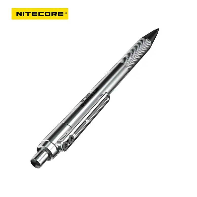 Nitecore NTP40 исключительный эскиз титанового сплава механический карандаш для самозащиты инструмент из титанового сплава для рисования