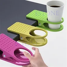 B86 Free Shipping Fashion Cup Coffee Drink Holder Clip Use Home Office Desk Table national music museum chair western musical instrument stool free shipping villa garden coffee table desk retail wholesale