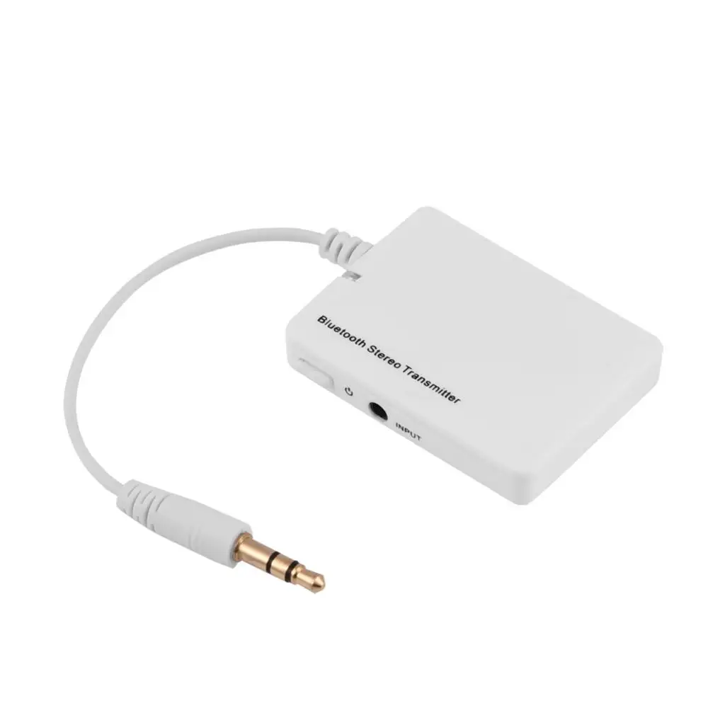 

2018 HOT White Bluetooth Transmitter TX 3.5mm Stereo HiFi A2DP Wireless Audio Adapter for TV Home Sound System