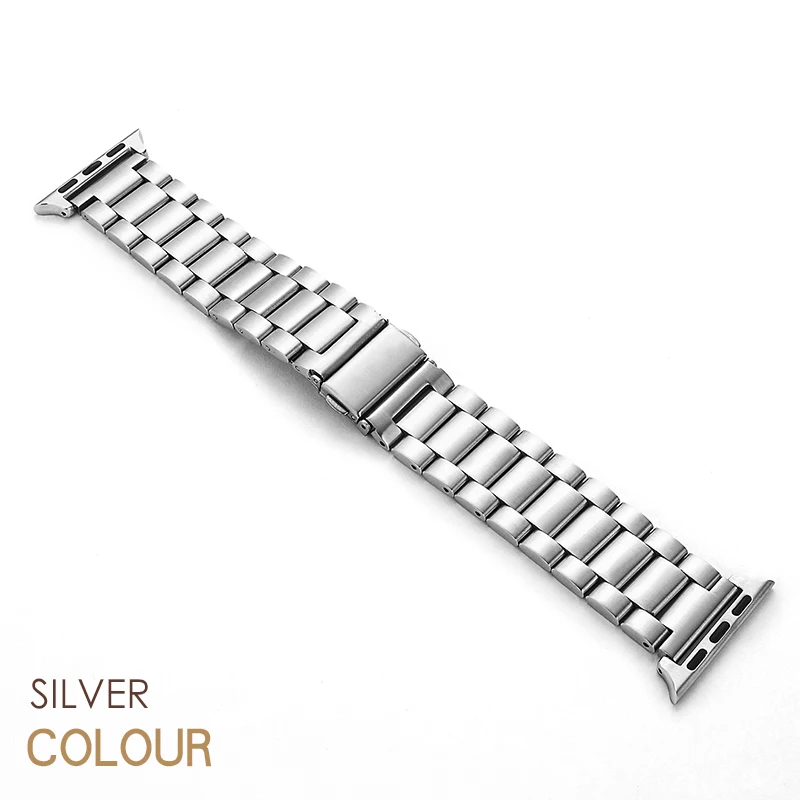 Fashion Stainless Steel Watch band Strap for apple watch 42 mm 38 mm link bracelet Replacement 2