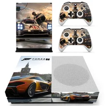 Игра Forza 7 Кожа Наклейка для microsoft Xbox One S консоль и 2 контроллера для Xbox One S Кожа Наклейка виниловая