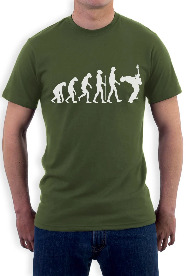 Online Keren Mens Ukuran Evolusi A Rock Musisi Gitaris Rock Gitar Bermain s