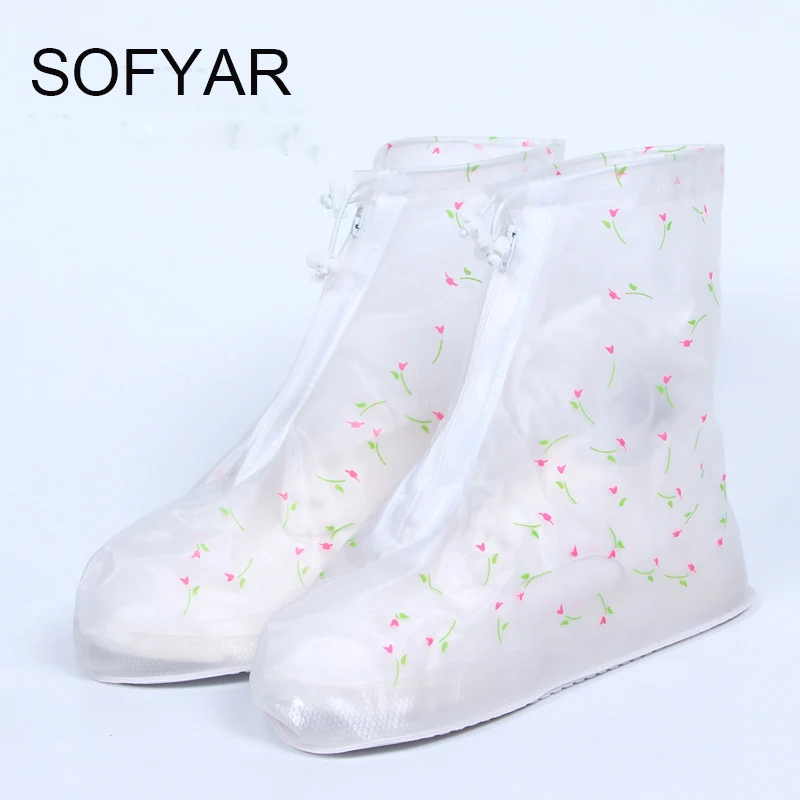 

New spring rain set ms popular rain proof set more wear-resisting Fashion boots factory outlet hot style women shoes covers rain