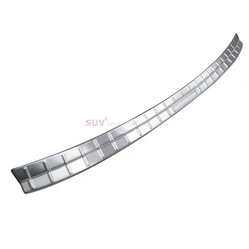 

Quality stainless steel Exterior Outer Rear Bumper Plate Protector Cover Decoration 1pcs Fit for Skoda Kodiaq 2017-2018