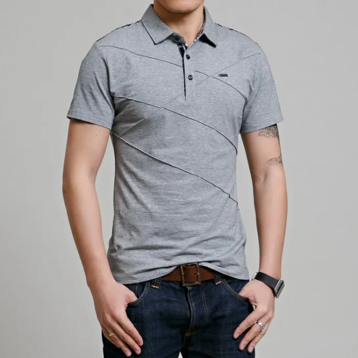 Дизайнерский бренд новые летние рубашки поло с коротким рукавом мужские однотонные размера плюс M-3XL 4XL 5XL 6XL