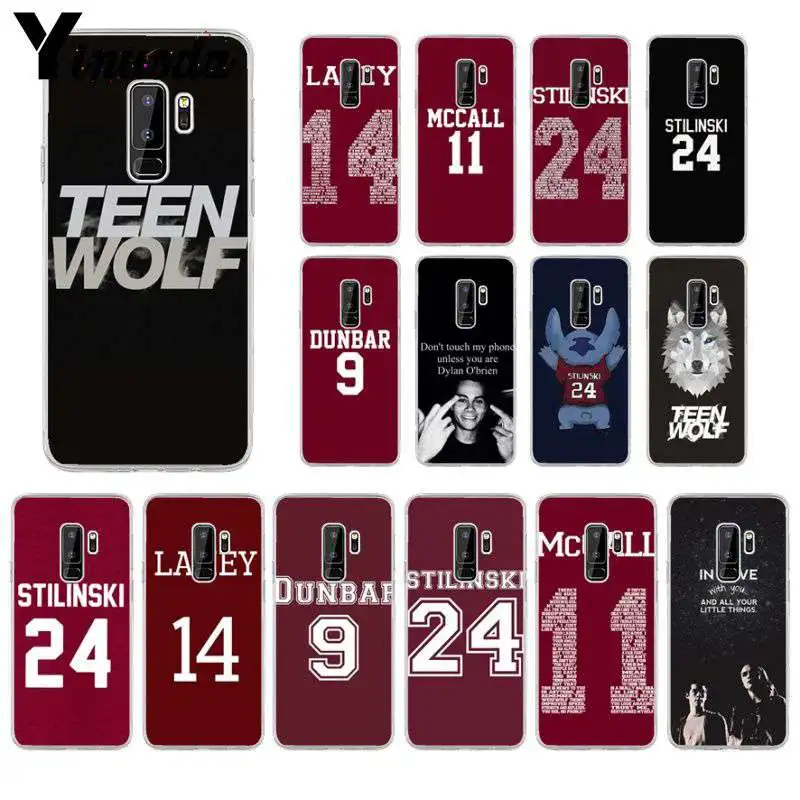 

Yinuoda Teen Wolf Stilinski 24 Dunbar 9 TPU Transparent Phone Case Cover Shell for samsung galaxy S9 plus S7 edge S6 edge plus
