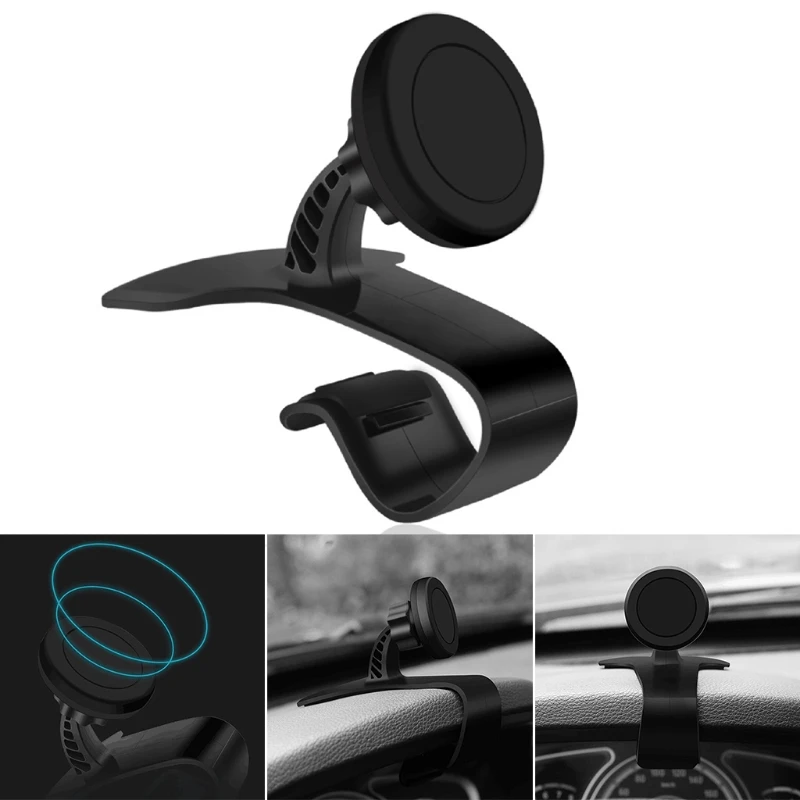 

Newest Universal Adjustable Car phone Holder Dashboard Magnetic Mount Holder Clamp Clip Stand For Mobile Smart Phone GPS Tablet
