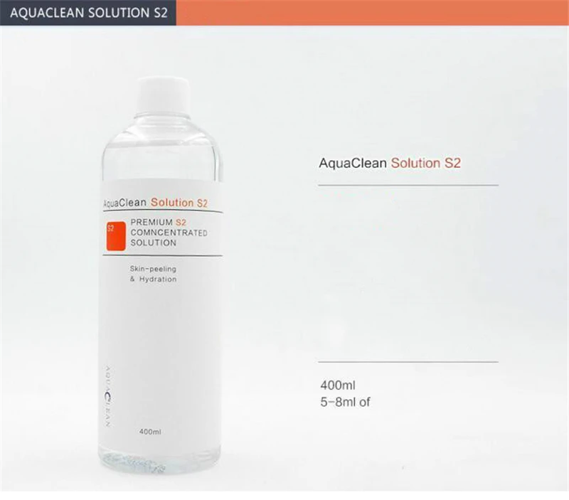 Aqua Clean Solution Aqua Peel Concentrated Solution 400ml Per Bottle Facial Serum Hydra Facial Serum For 3