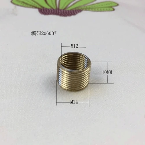 10pcs/lot Pure brass full dentin transfer adapter M12 turn M10 to M8 turn M6 to M4 connector - Цвет: 206037