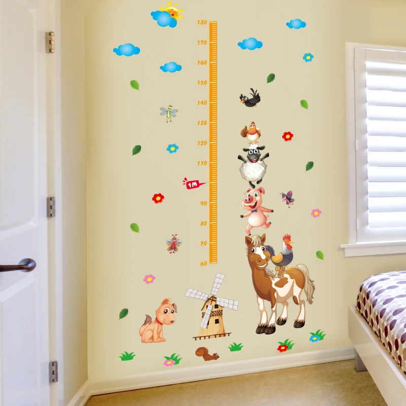 Cartoon Animal Home House Decoration Wall Stickers Vinyl