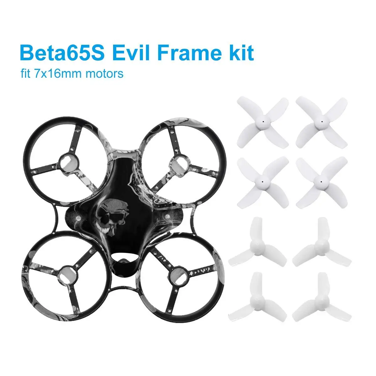 

Beta65S 65mm Whoop Frame Kit Evil Freestyle Frame Canopy 31mm 3-Blade Props 4-Blade Props 7x16mm Motors Like Beta65S lite BNF Ti