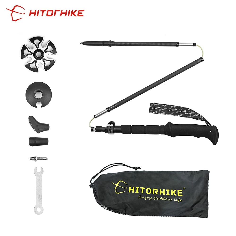 Buy Hitorhike carbon fiber walking sticks camping