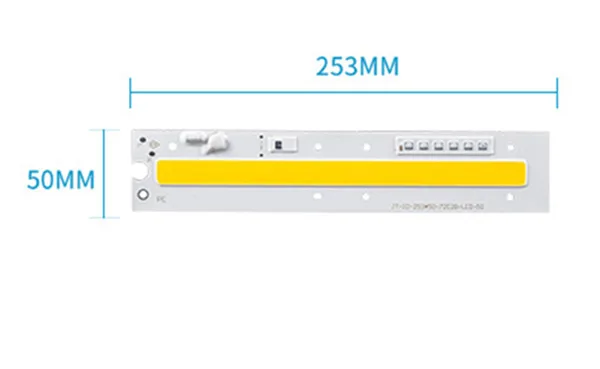 Ультратонкий Водонепроницаемый IP66 220V 50W потолочные светильник Светодиодный лампочки вне помещений настенный светильник Точечный светильник для студийной фотосъемки потолочные светильник 110V умная ИС(интеграционная схема лампы - Испускаемый цвет: LED Chip