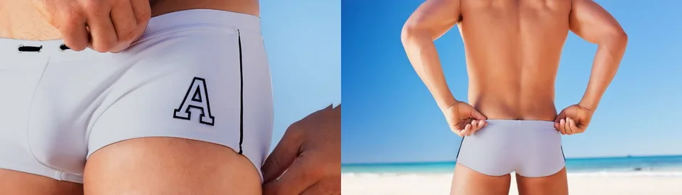 Austinbem quente verão uma carta calções masculinos