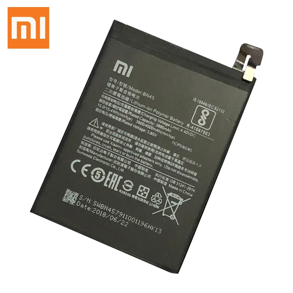 BN43 BN41 BM45 BM46 BN45 Батарея для Xiaomi Redmi Note 5/Note 4 4X3 2 Note2 Note3 Note4 Note4X Замена литий-полимерный аккумулятор