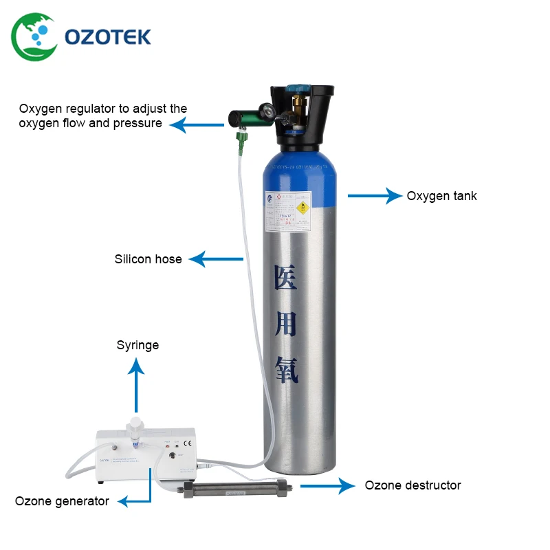 OZOTEK генератор озона для зубной терапии MOG003 5-99ug/ml 12VDC Бесплатная доставка