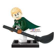 50 шт., строительные блоки Draco Malfoy, кирпичи для девочек и мальчиков, детские игрушки, brinquedos menina