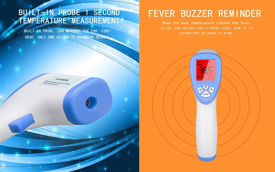 Pr+ mise Muti-fuction медицинский Детский/Взрослый Цифровой термометр инфракрасный лоб термометр для тела Пистолет Бесконтактный