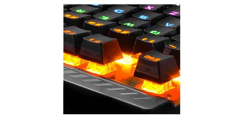 Highly durable floating keycaps
