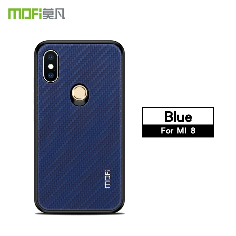 Чехол MOFi Honors Series для Xiaomi Mi 8 Mi8 M8 роскошный Плетеный дизайн ТПУ мягкий жесткий