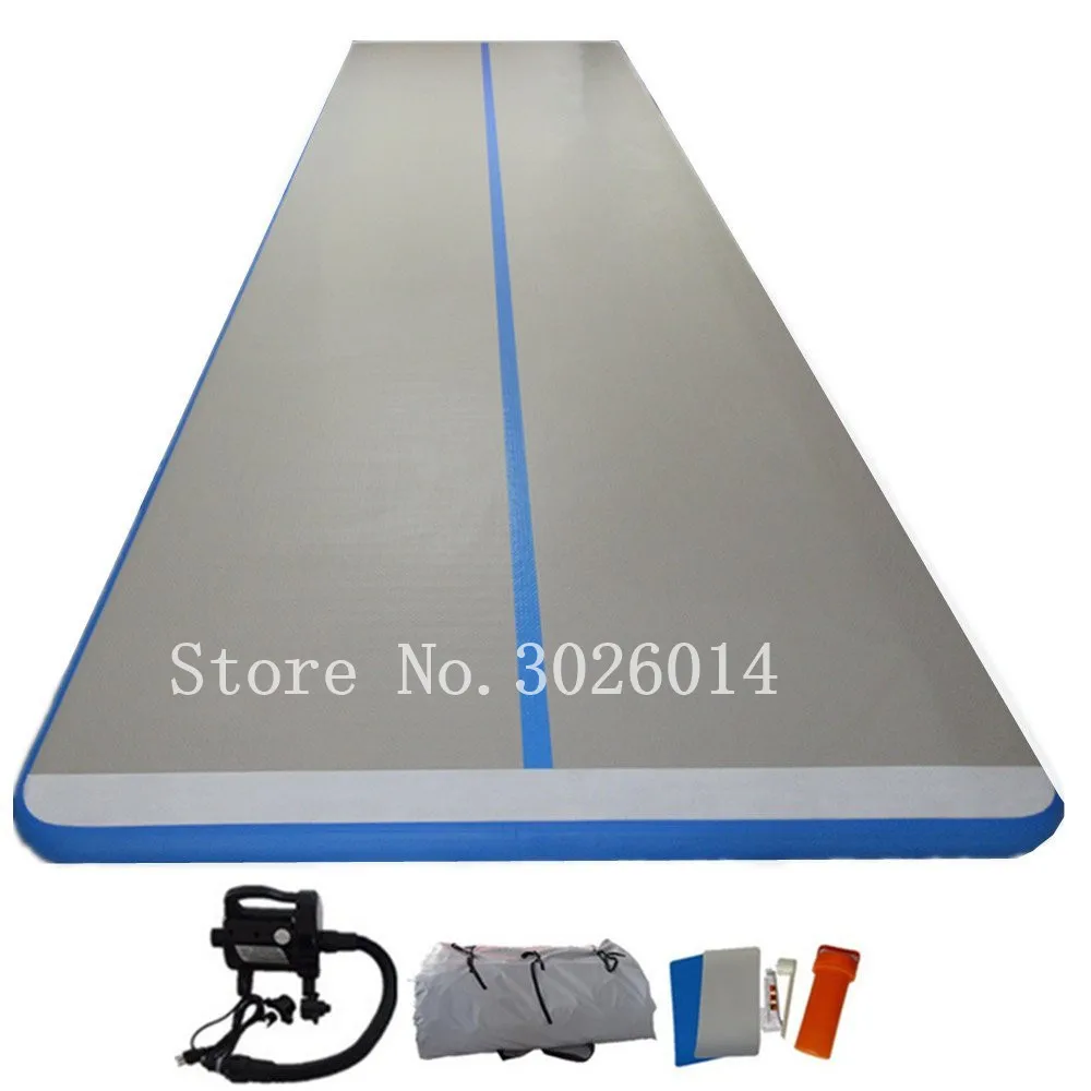 

Free Shipping 4x1x0.1m Inflatable Gymnastics Tumbling Mat 4in Thick Air Tumbling Track Training Mats for Gymnastic