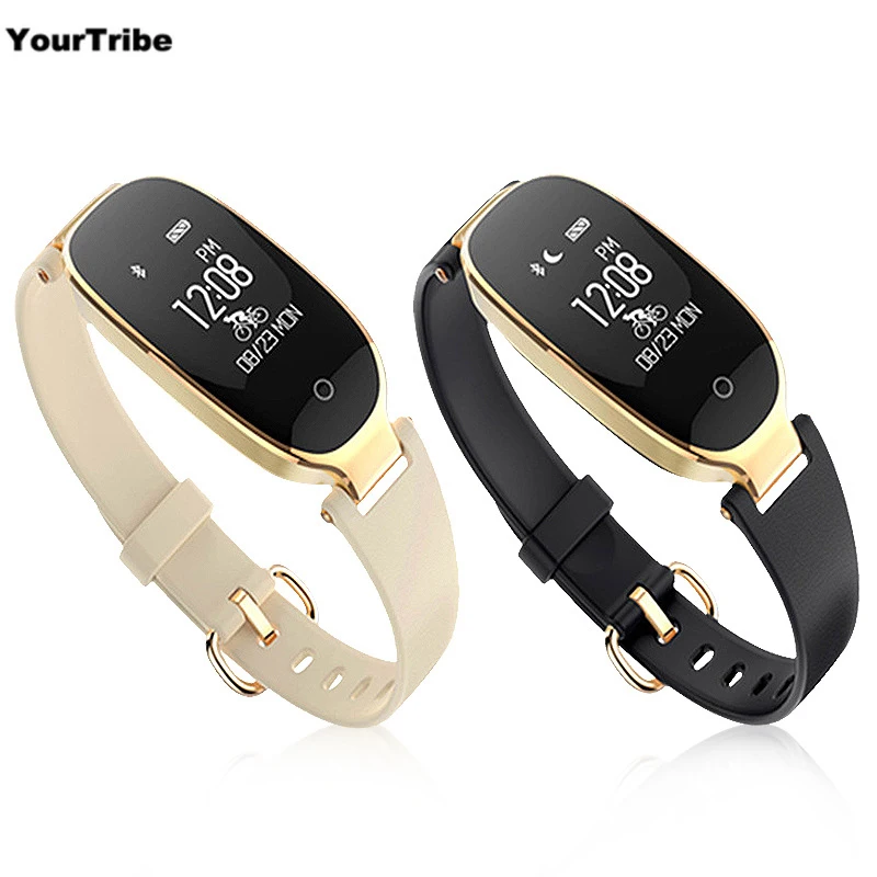 

S3 Smart Bracelet Heart Rate Monitor Alarm Clock Waterproof Fitness Watch Tracker Pedometer Step Counter Smart Wristband black
