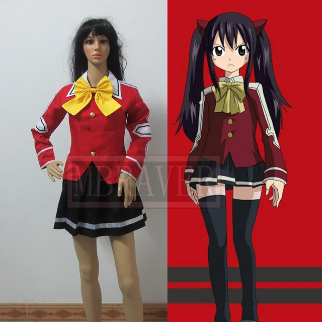 Cos Cosplay Fairy Tail Wendy Marvell Cosplay Costume On Aliexpress