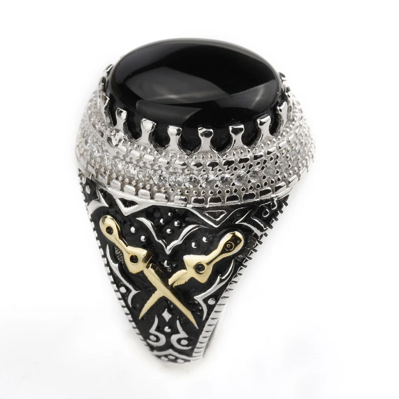 Мужское кольцо из серебра с драгоценным камнем|stone men rings|stone ring menstone |