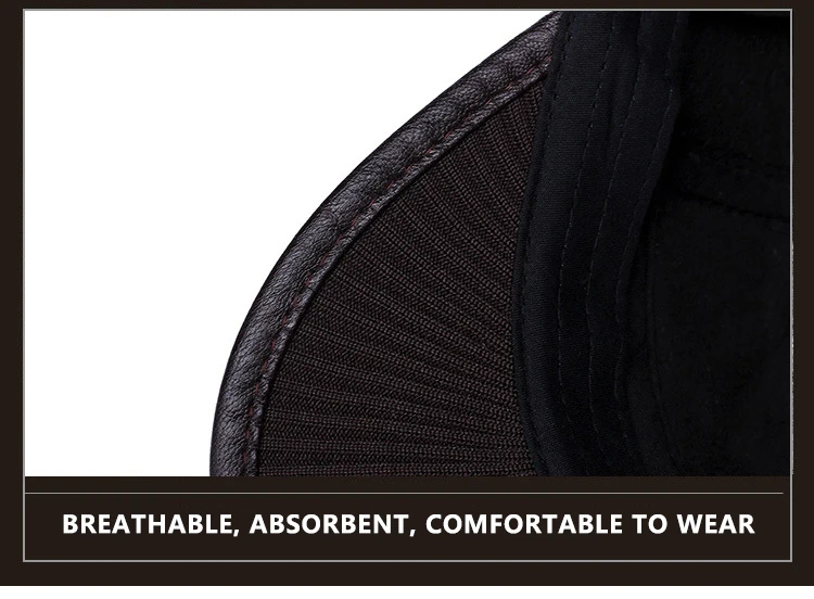 New Warm Winter spring Ear Flaps For Men Hat Thickened Baseball Cap With Ears Men'S Flat top hat Can be waterproof hat_voghion.com