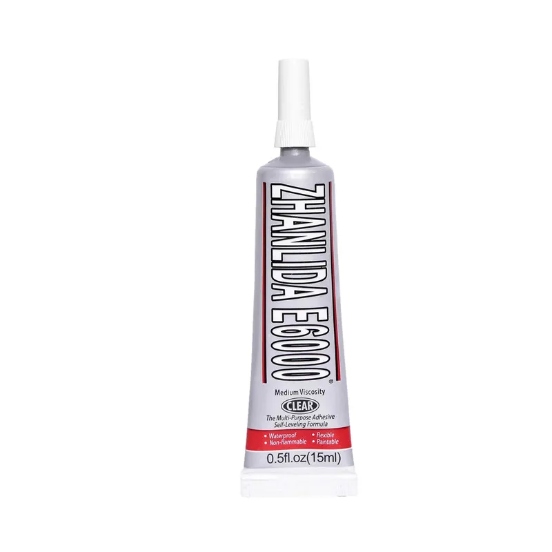 

3Pcs 15ML E6000 Glue Touch Screen Epoxy Adhesive E-6000 Scrapbooking Jewelry Metal Ceramics Wood Fabric Textile Leather Rubber