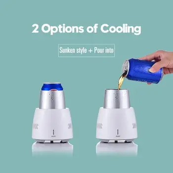 

100-240V Mini Electric Refrigerator Cup Instant Cooling Cups Fridge Cooler Summer Cooling Maker UK EU US AU Plug Home Supplies