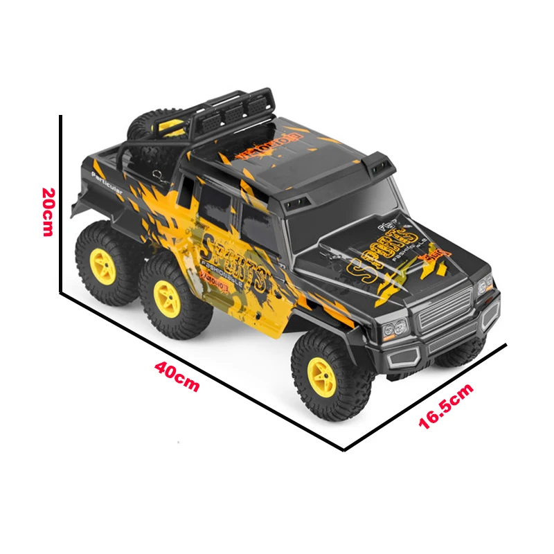 Lamsam 18629 2,4 GHz 1/18 CRAWLER KING 6x6 All Terrain дистанционное управление по бездорожью Rar углеродная щетка мотор мощные игрушечные машинки RC