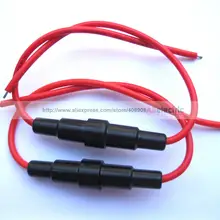 50 шт. 5x20 мм держатель предохранителя в линии винтового типа с проводом