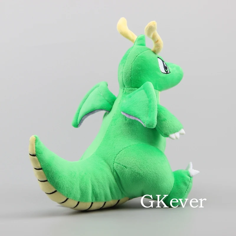 Мультфильм зеленый блестящий Dragonite плюшевая фигурка 21 см 9 ''dracolosse кукла чучело NWT игрушечные лошадки для детей