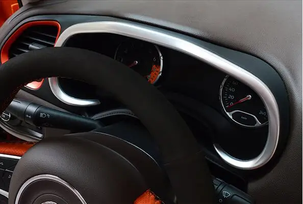 Подходит для Jeep Renegade 2014 2016 ABS матовая панель приборной панели автомобиля|Лепнина