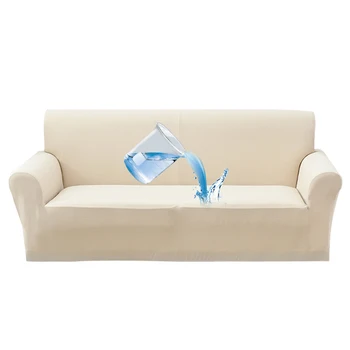 

Waterproof Sofa cover all-inclusive slip-resistant Pure color Four Seasons Universal 1/2/3/4 seater Couch Cover
