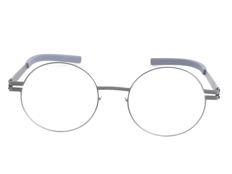 Ретро Круглые очки из нержавеющей стали, оправа для мужчин и женщин, оптические очки по рецепту с прозрачными линзами oculos de grau