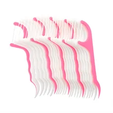 25 шт. зубная нить проволочная палочка межзубная палочка для чистки зубов зубные зубы пластиковый зуб нить