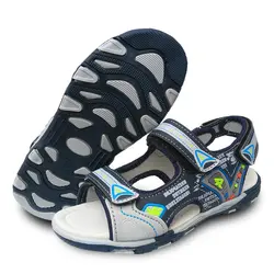 Бесплатная доставка Лето 1 пара модные детские Обувь Лето Сандалии для девочек, мальчик Обувь пляжная мягкая обувь, детские/Детские